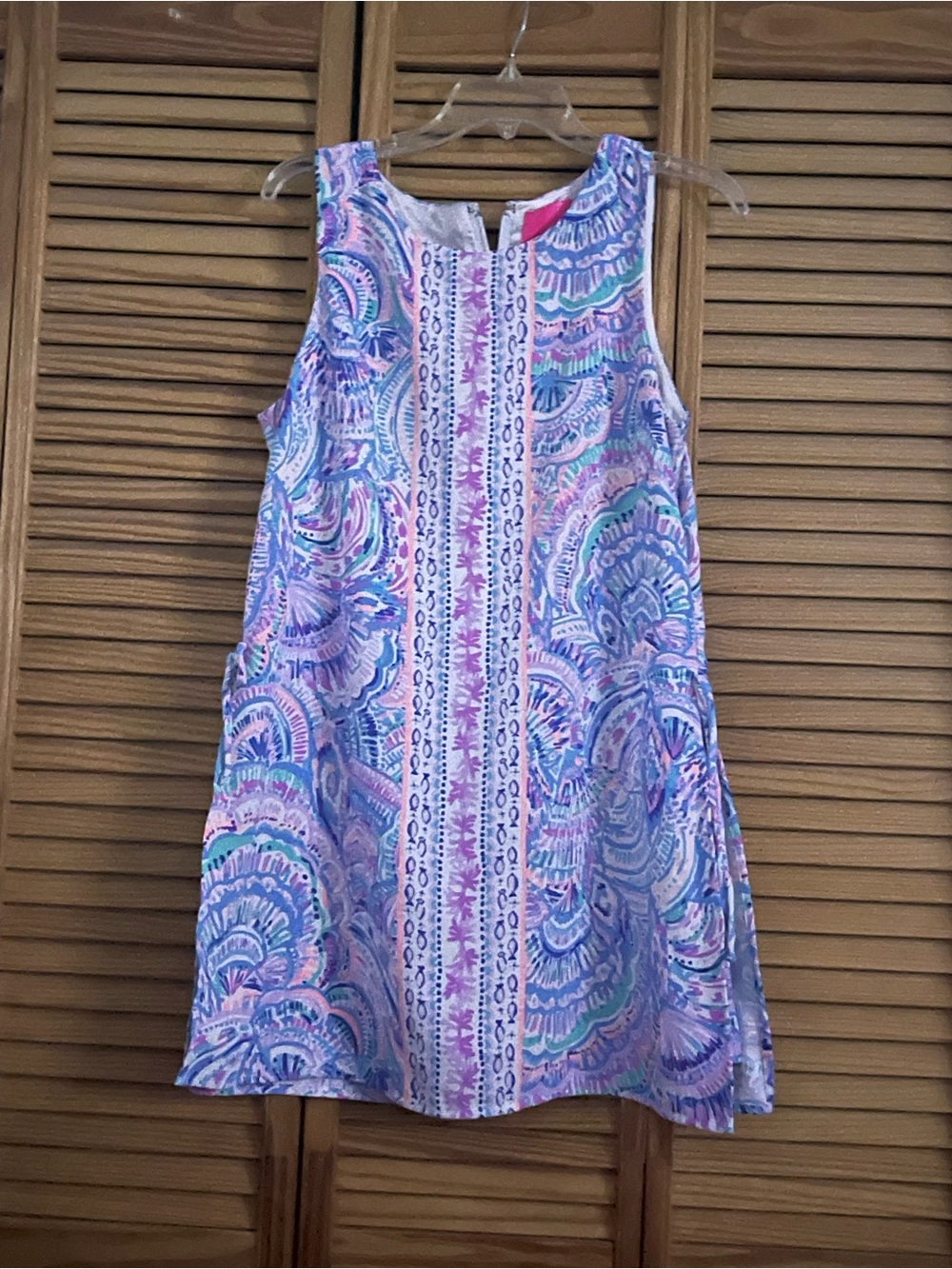 Lilly Pulitzer Pastel Printed Sleeveless Mini Dress - Pink, Blue & Mint